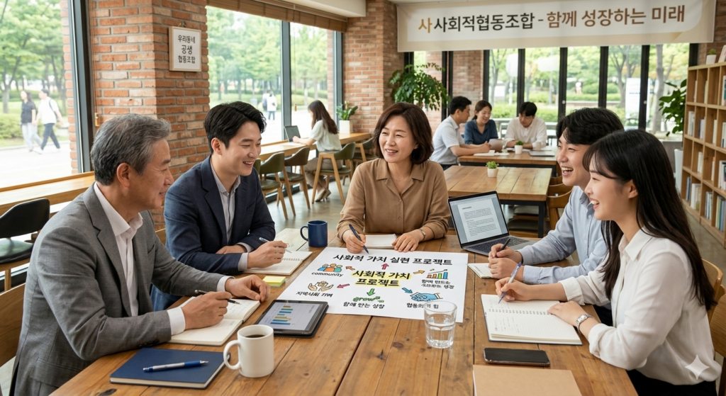 사회적협동조합 설립을 위한 회의와 전문가 컨설팅