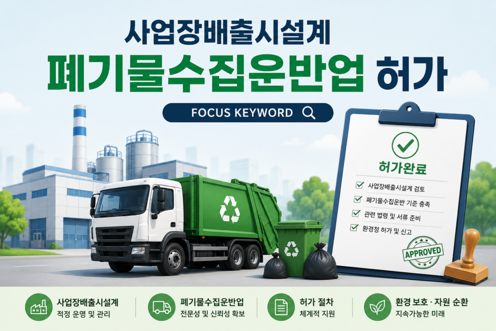 사업장배출시설계 폐기물수집운반업 허가